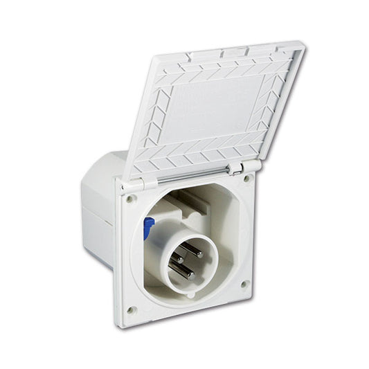 Spina ad incasso fissa • 220 V • Bianca