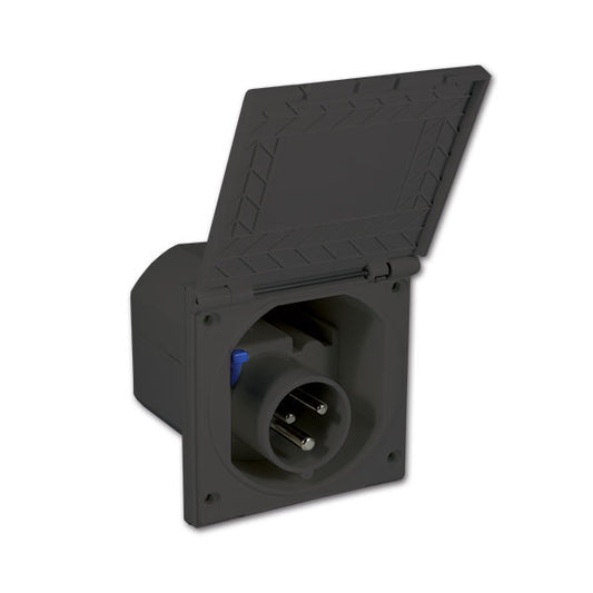 Spina ad incasso fissa • 220 V • nera