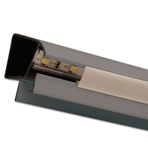 Profilo porta LED con coperchio • 2,5 m