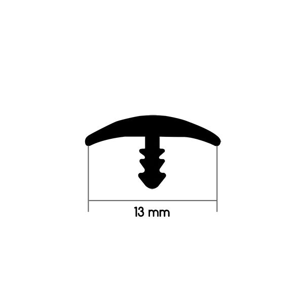 Profilo 13 mm senz’unghia • marrone