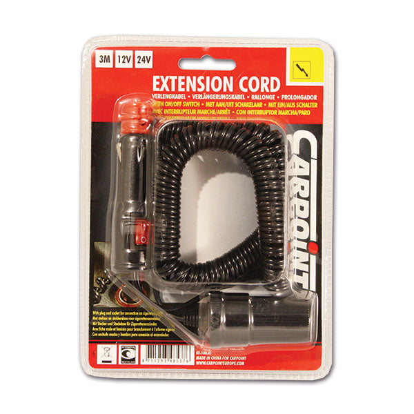 Prolunga spinotto DIN e interruttore