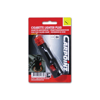 Spinotto accendisigari con interruttore • 12 V / 8 A