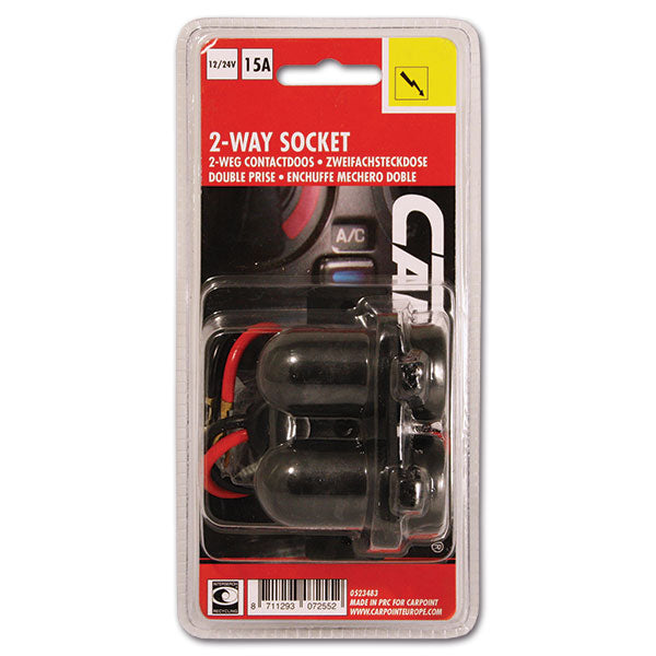 Doppia presa accendisigari a sbalzo • 15 A