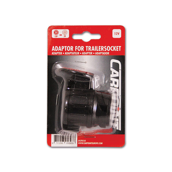 Adapter 13-poliger Stecker auf 7-polige Buchse und Abdeckung - Blister