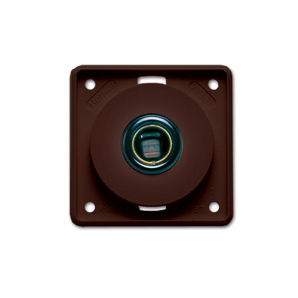 Presa DIN Berker • 12 V • marrone