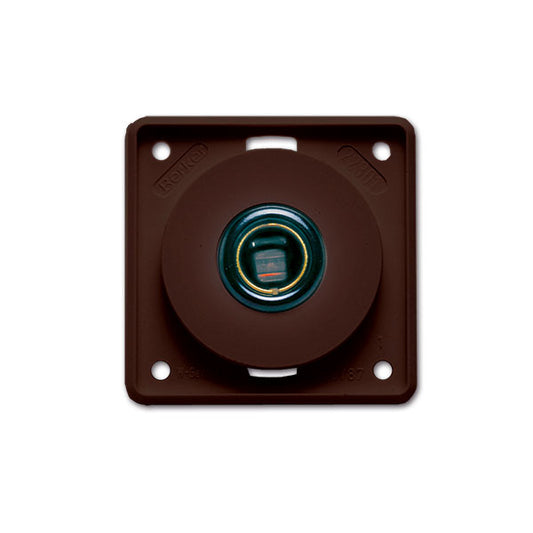 Presa DIN Berker • 12 V • marrone