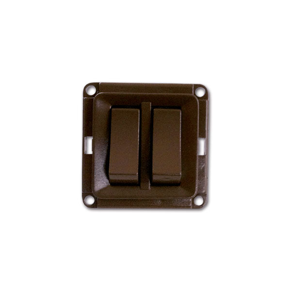 Doppio Interruttore Mobil Plus • marrone