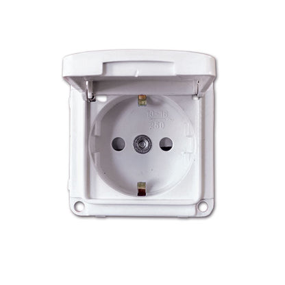 Presa Schuko Mobil Plus - coperchio bianco