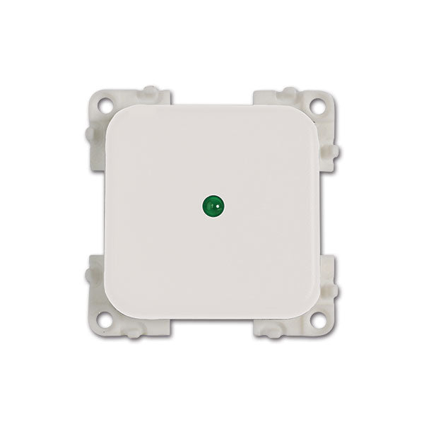 Interruttore con LED • 12 V • verde / bianco