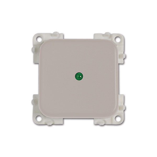 Interruttore con LED • 12 V • verde / grigio chiaro