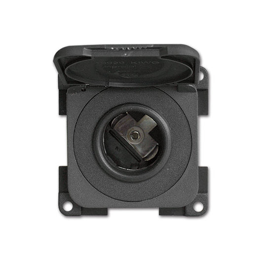 Presa DC con coperchio • 12 V • grigio