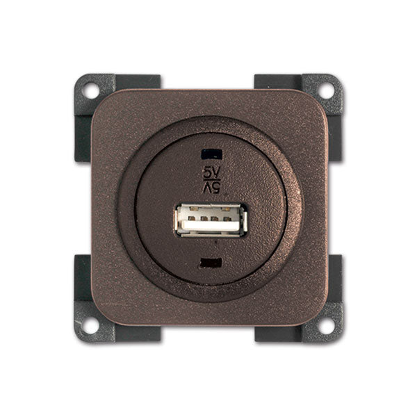 Presa USB • 3 A • marrone