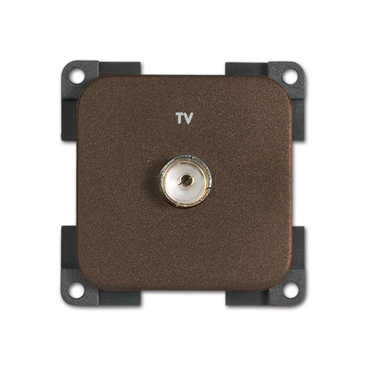 Presa per TV • marrone