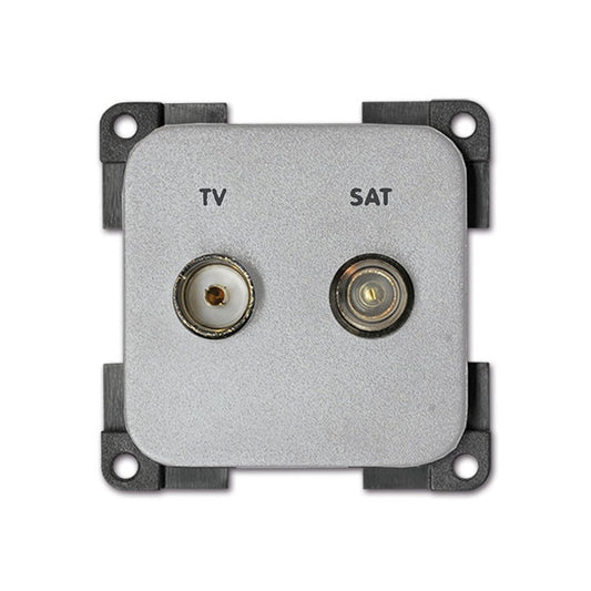 Presa TV / SAT • grigio chiaro
