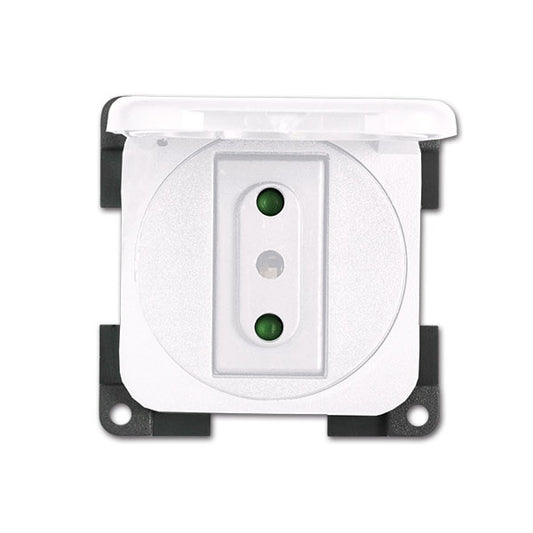 Presa con coperchio • 230 V / 10 A • bianco