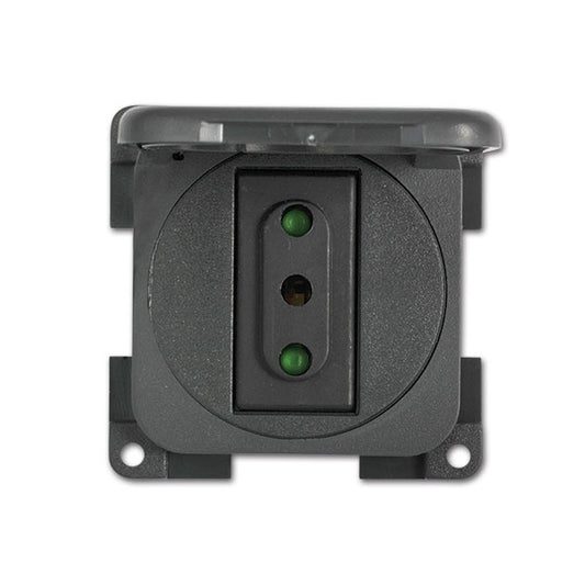 Presa con coperchio • 230 V / 10 A • grigio