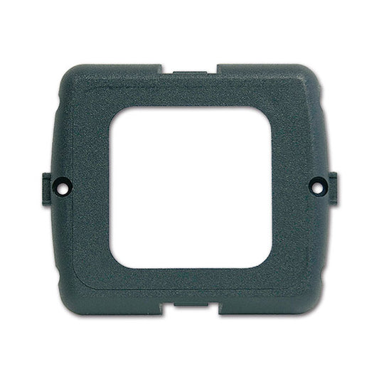 Placca supporto 1 modulo • grigio