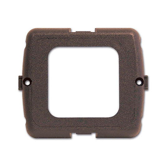 Placca supporto 1 modulo • marrone