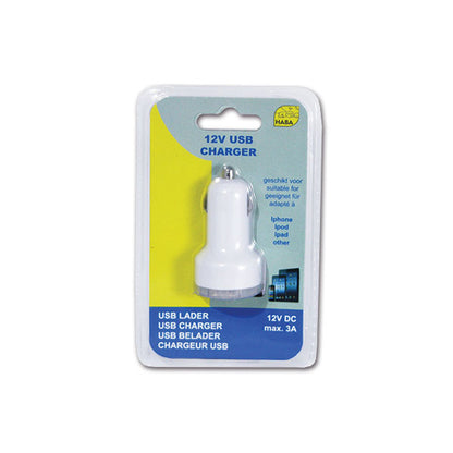 Spinotto accendisigari adattatore • 12 V • 2 USB / Type B