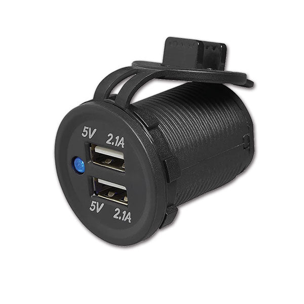 Doppia presa da pannello USB