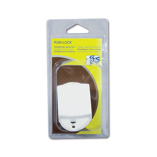 Push-Lock unilaterale • bianco • blister