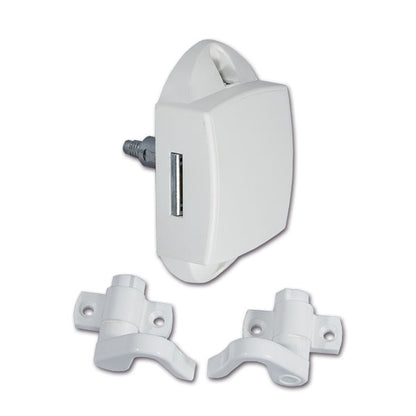 Push-Lock unilaterale • bianco • con ganci