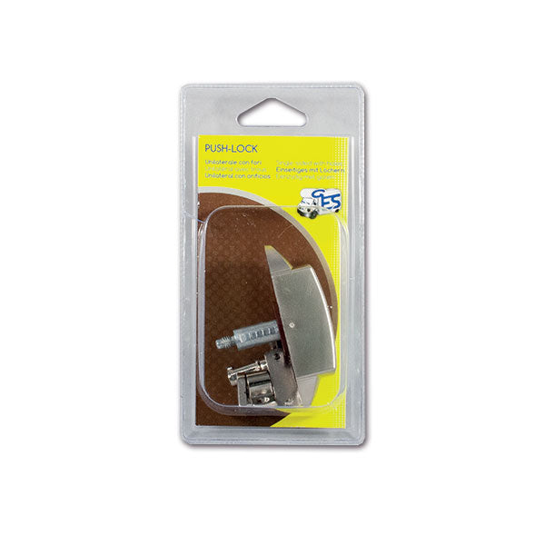 Push-Lock unilaterale • satinato • con ganci • blister