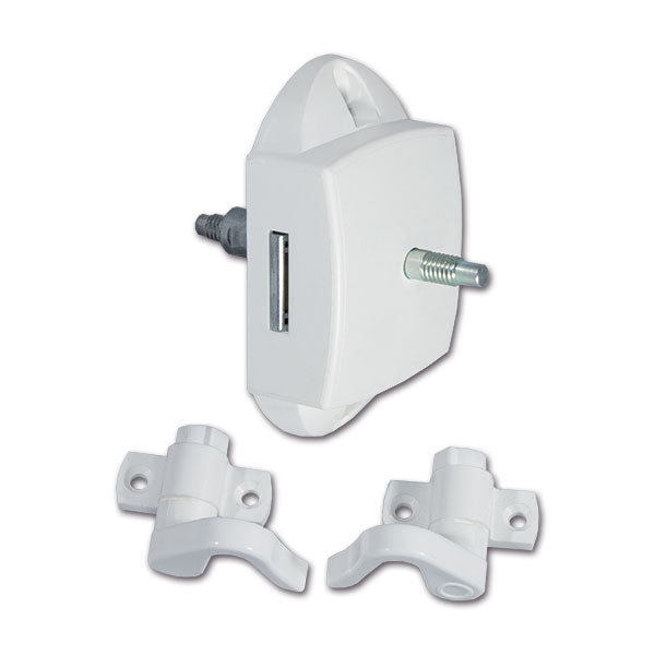 Push-Lock bilaterale bianco • con ganci