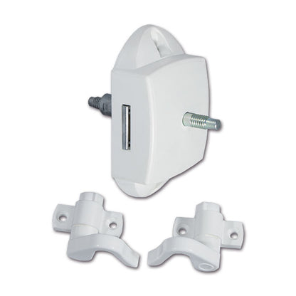 Push-Lock bilaterale bianco • con ganci