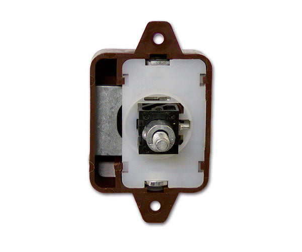 Push-Lock bilaterale marrone • con ganci
