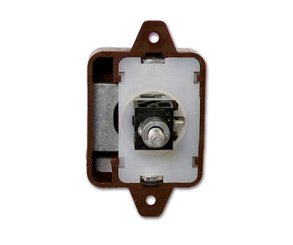 Push-Lock bilaterale marrone • con ganci