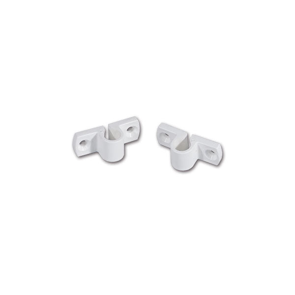 Kit 2 fermi per asta • bianco • blister
