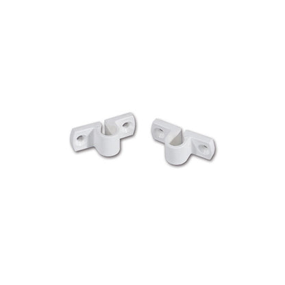 Kit 2 fermi per asta • bianco • blister