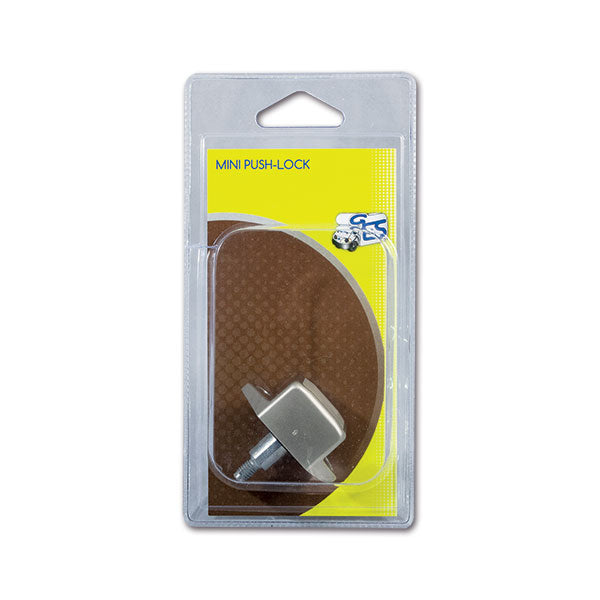 Mini Push-lock • nichelato satinato • blister
