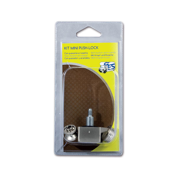 Kit mini Push-lock • nichelato • blister