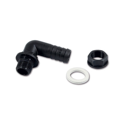 Set gebogene Außengewindeanschlüsse • ​​F 1/2" • D Ø 20 mm • Blister