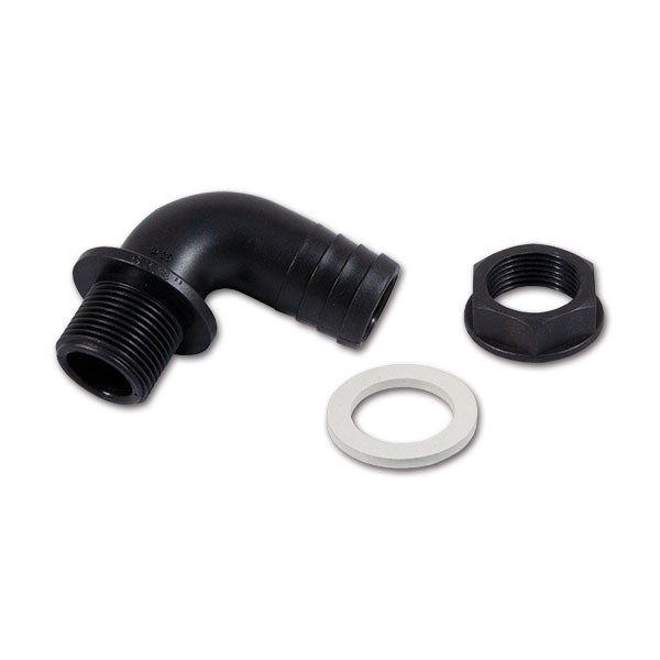 Kit raccordo curvo maschio • F 3/4" • D Ø 25 mm