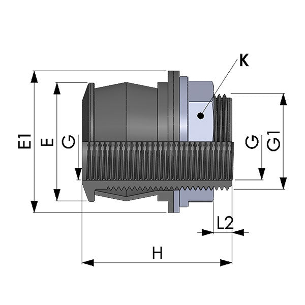 Raccordo rapido innesto serbatoi • 1" M - 3/4" F