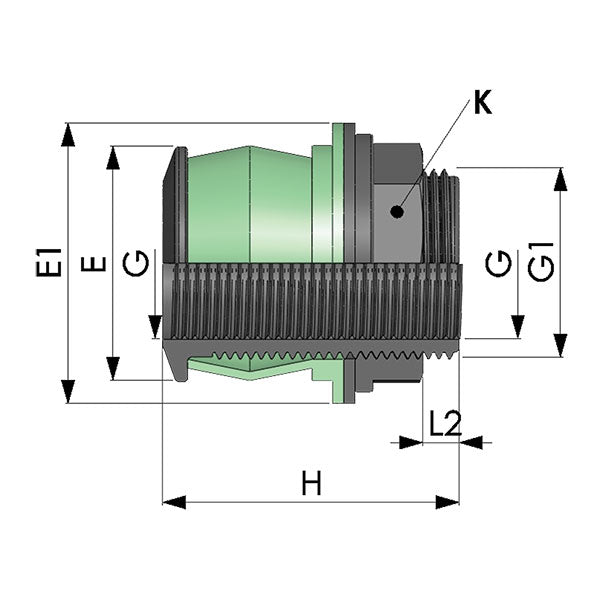 Raccordo rapido innesto serbatoi • 1" M - 3/4" F
