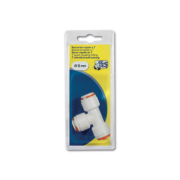 Raccordo rapido a T • Ø 12 mm • blister