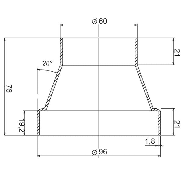 Adapteranschluss für Staubsauger