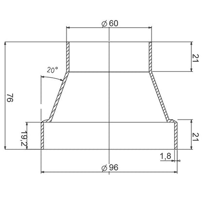 Adapteranschluss für Staubsauger