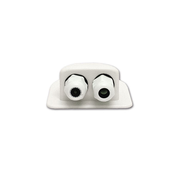 Passatetto a cupolino • Ø 12 mm • bianco