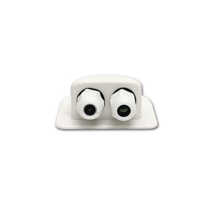 Passatetto a cupolino • Ø 12 mm • bianco