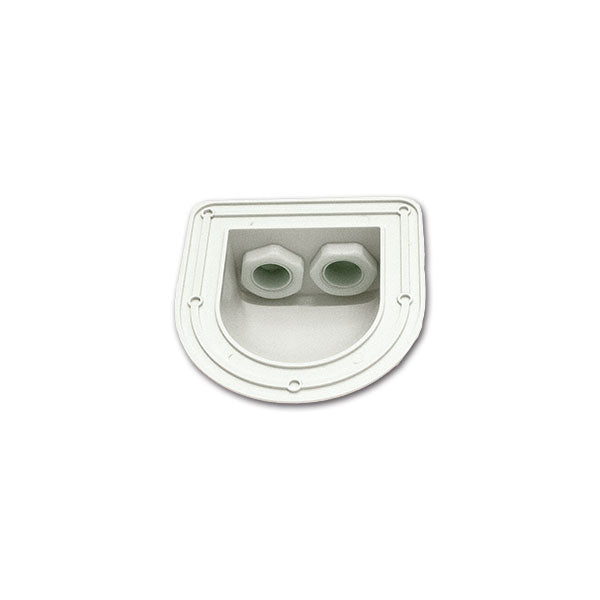 Passatetto a cupolino • Ø 12 mm • bianco