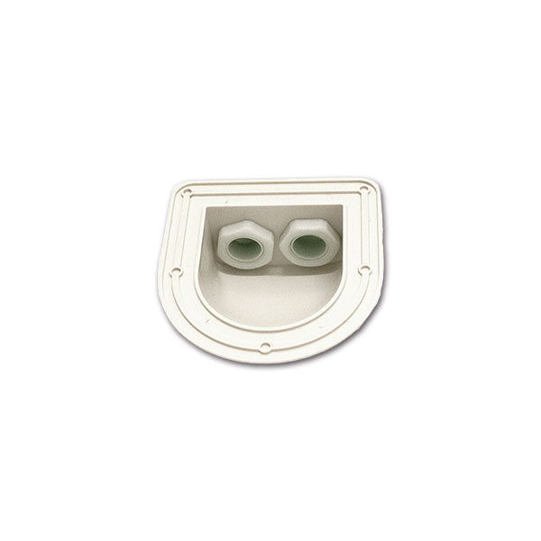 Passatetto a cupolino • Ø 12 mm • bianco