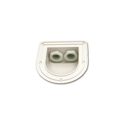 Passatetto a cupolino • Ø 12 mm • bianco