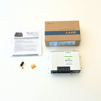 Regolatore MPPT 25 A DUO – fusibile esterno – Bluetooth integrato - Bianco