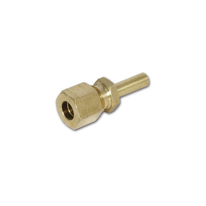 Raccordo gas Ø 10 • codolo liscio Ø 8