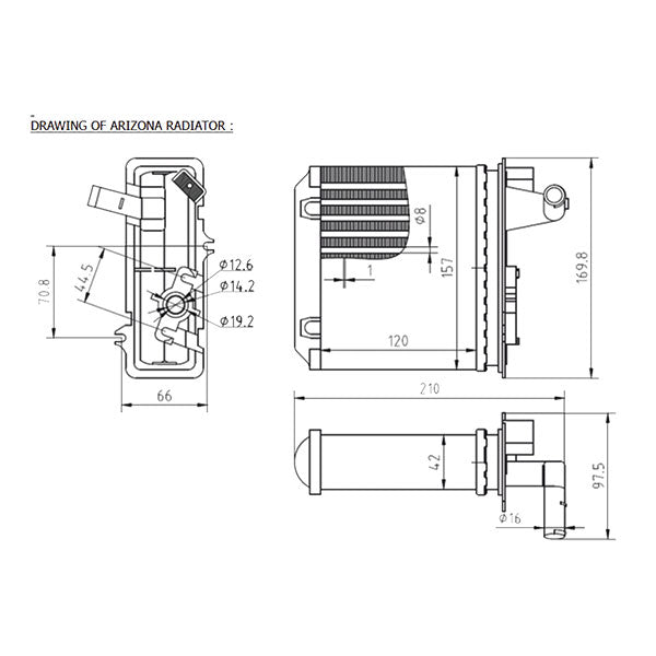 Radiatore per RIS265